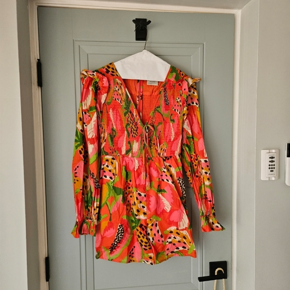 Farm Rio Long Sleeve Romper - Picture 3 of 3